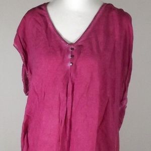 Torrid Pink Tunic Top Size 0X